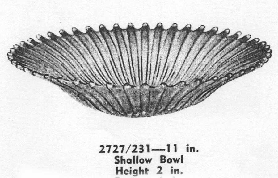 Heirloom Orange (Bittersweet) 11" Shallow Round Bowl by Fostoria-1