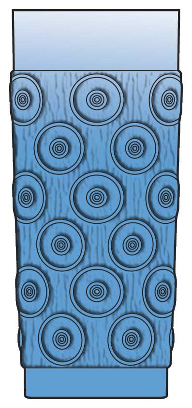 Inca Blue Cooler by Fostoria-1