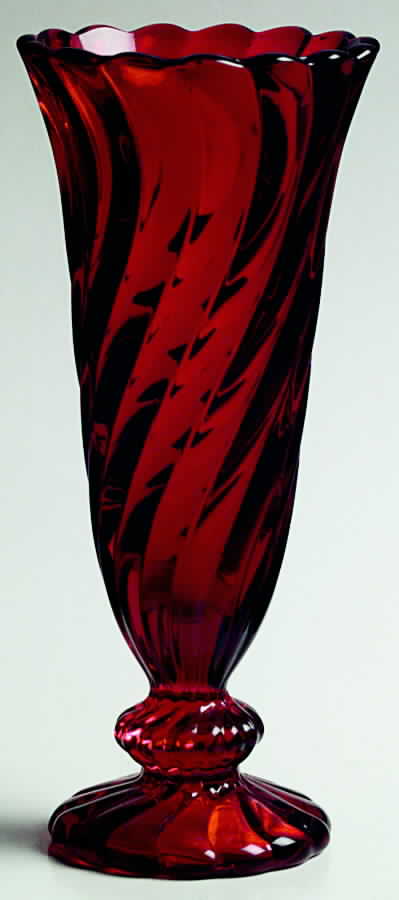 Maypole Ruby 6" Bud Vase by Fostoria-1