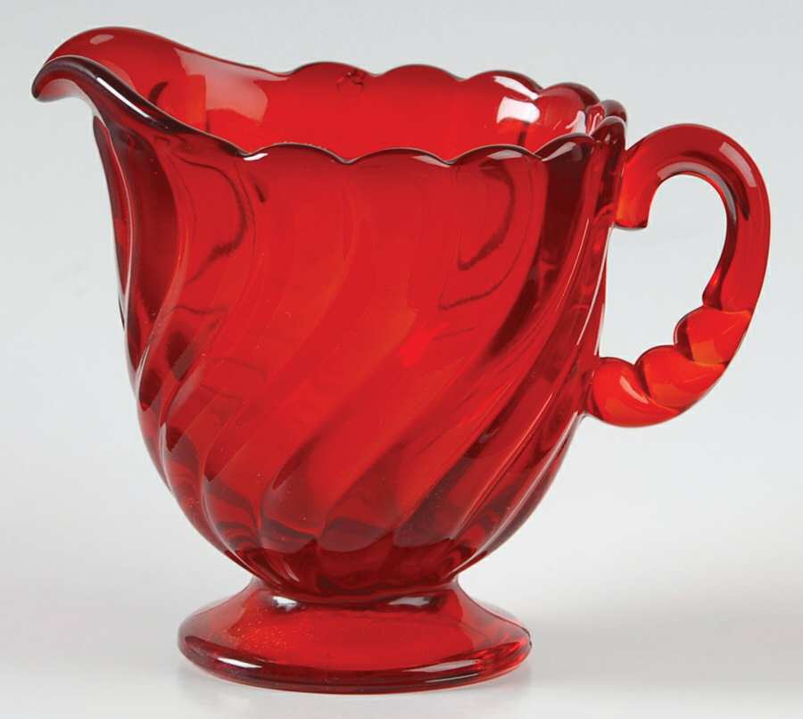 Maypole Ruby Creamer by Fostoria-1