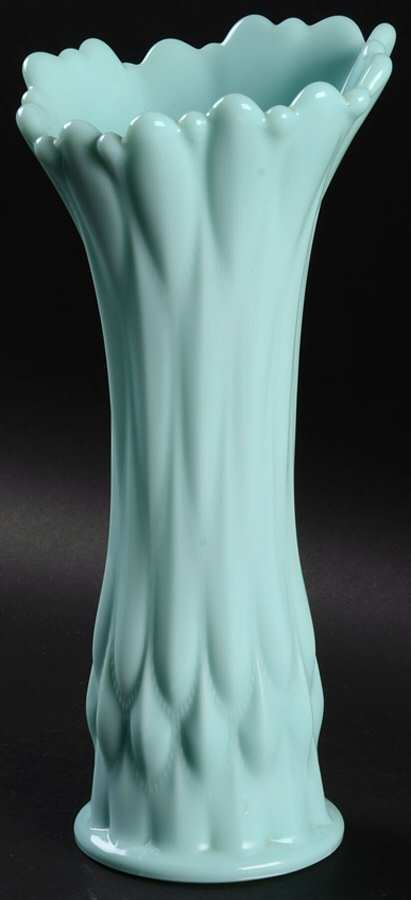 Frisco Aqua 10" Swung Vase by Fostoria-1