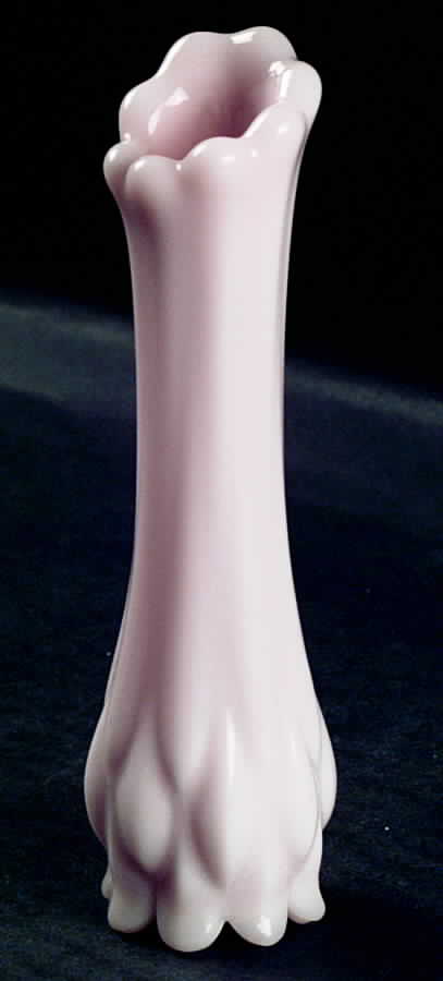 Frisco Pink (Peach) 5"-8" Small Swung Bud Vase by Fostoria-1