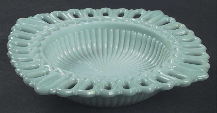 Arlington Aqua Medium Square Ashtray by Fostoria-1