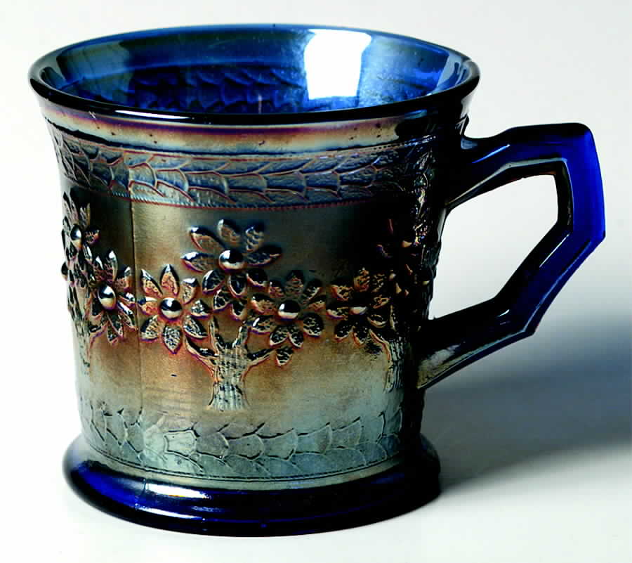 Orange Tree Blue (Carnival) Mug by Fenton-1