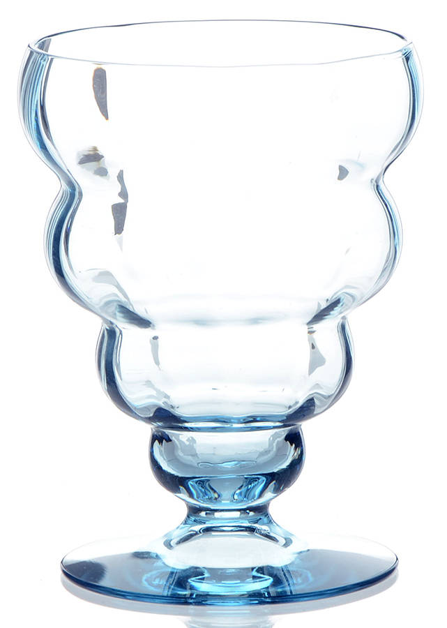 4101 Blue 9 Oz Footed Tumbler by Fostoria-1