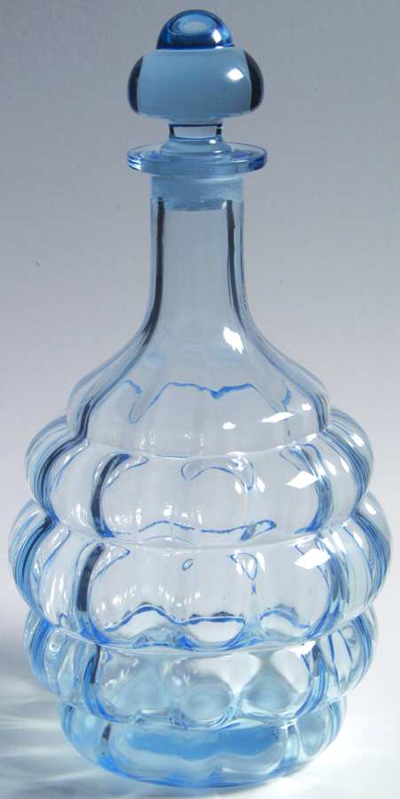 4101 Blue Decanter & Stopper by Fostoria-1