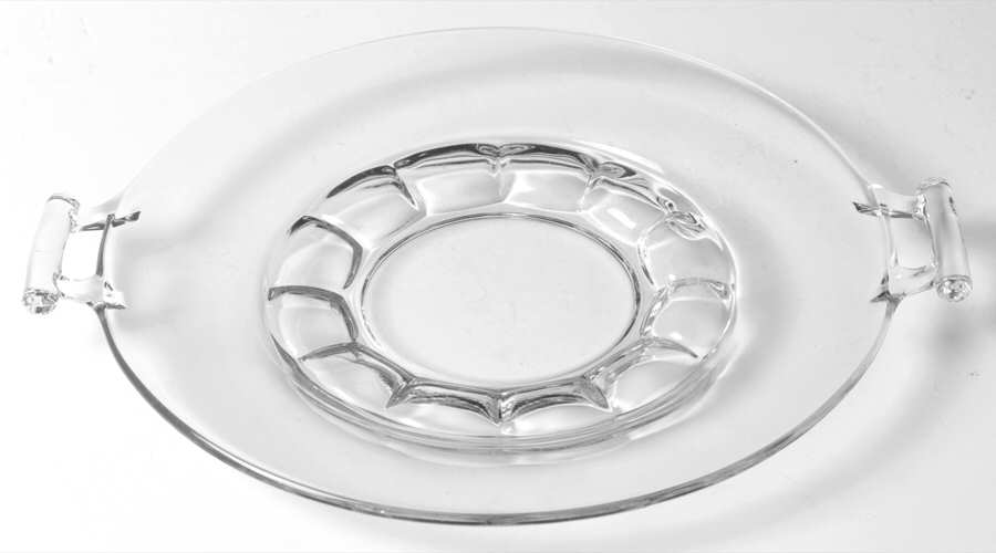 Raleigh Handled Cake Plate by Fostoria-1