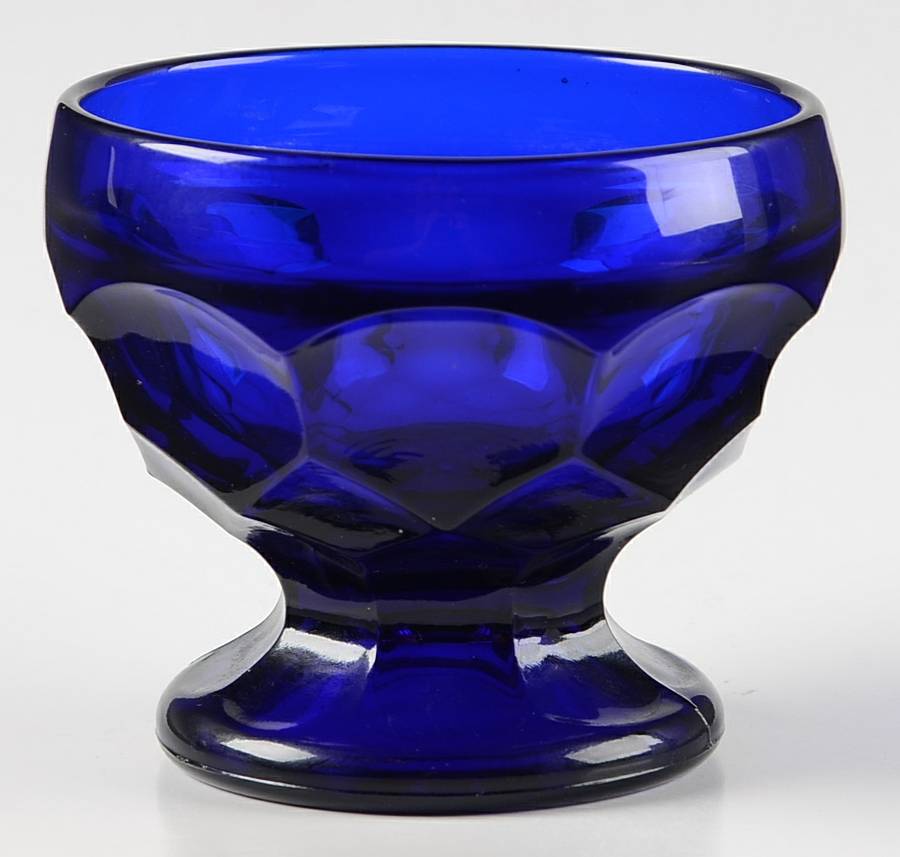 Georgian Cobalt Blue Low Sherbet by Fenton-1