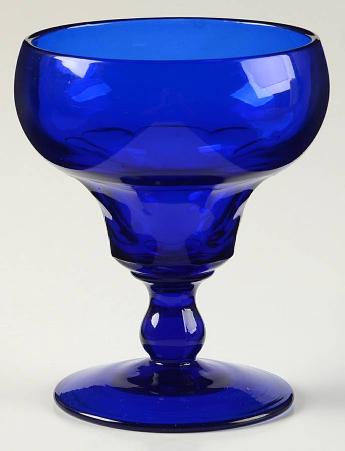 Georgian Cobalt Blue Champagne/Tall Sherbet by Fenton-1
