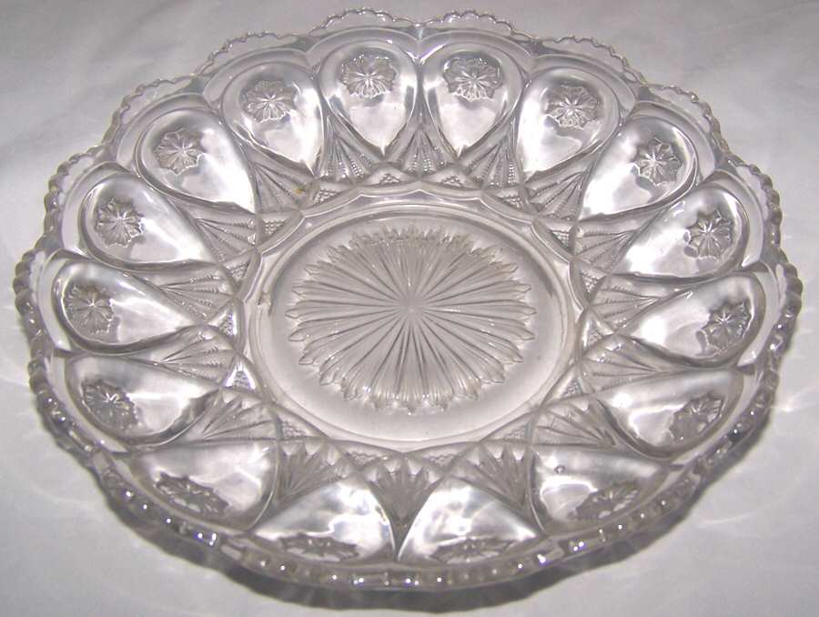 Louise Clear 9" Shallow Round Bowl by Fostoria-1