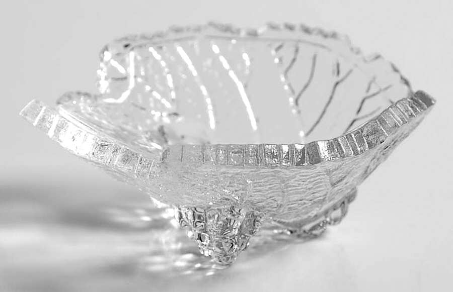 Grape Leaf Clear Individual Almond by Fostoria-1