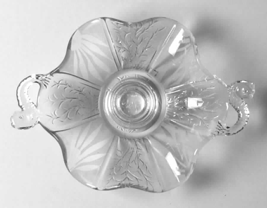 Etch 1621 Clear Single Light Candlestick by Fenton-1
