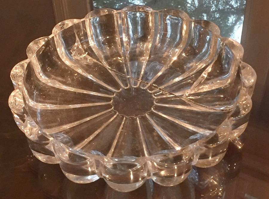 Spool Clear Centerpiece by Fostoria-1