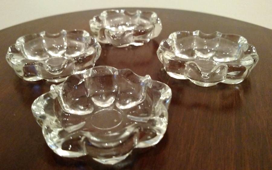 Spool Clear 2" Round Ashtray by Fostoria-1