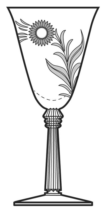 6017-1 Water Goblet by Fostoria-1