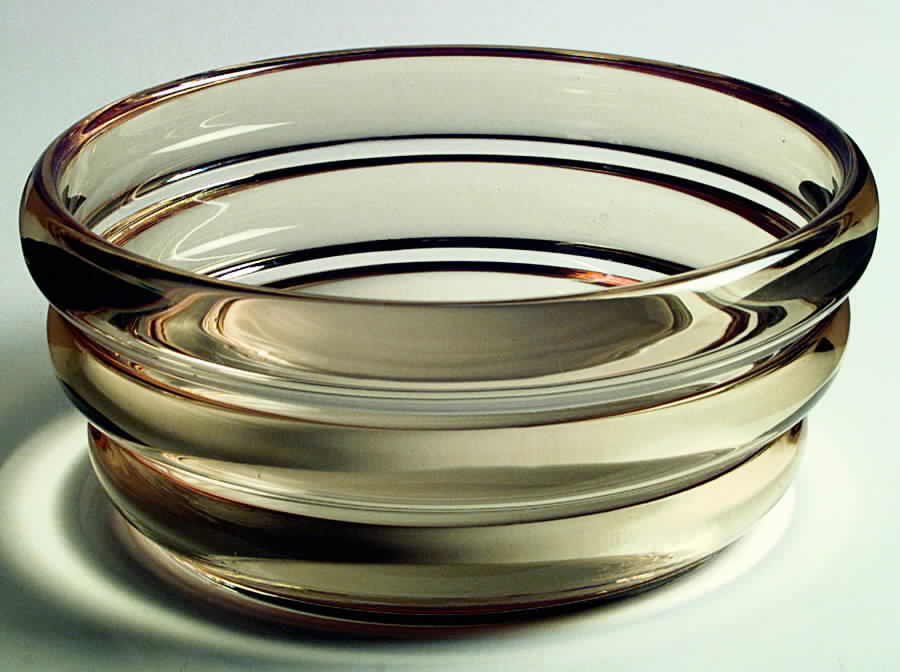 Spool Topaz 8" Round Bowl by Fostoria-1
