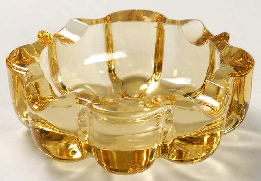 Spool Topaz 3" Ashtray by Fostoria-1