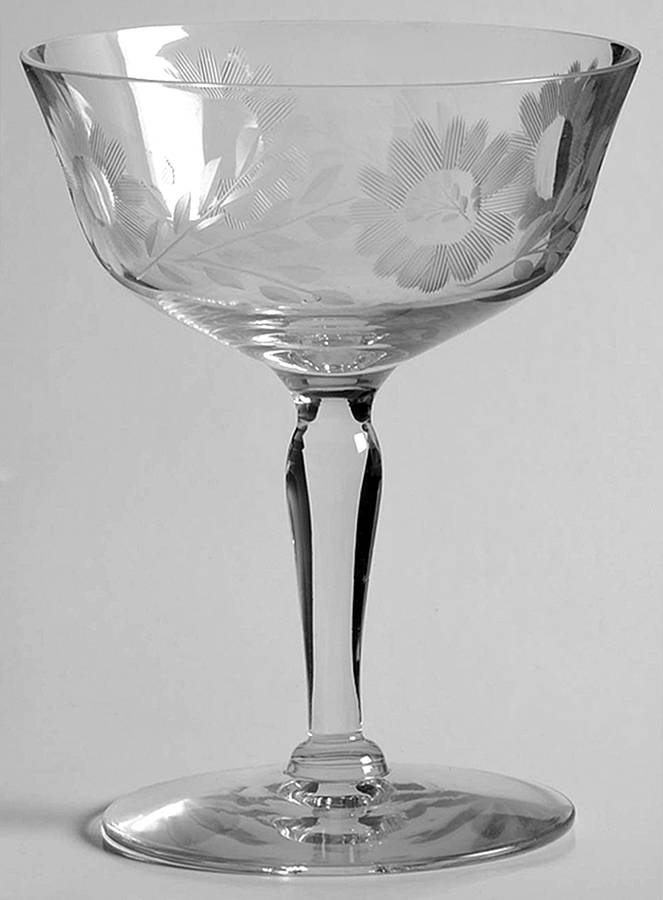 Carol (Smooth Bulbous Stem) Champagne/Tall Sherbet by Flemington-1