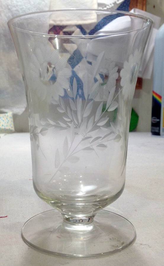 Carol (Smooth Bulbous Stem) Footed Tumbler by Flemington-1