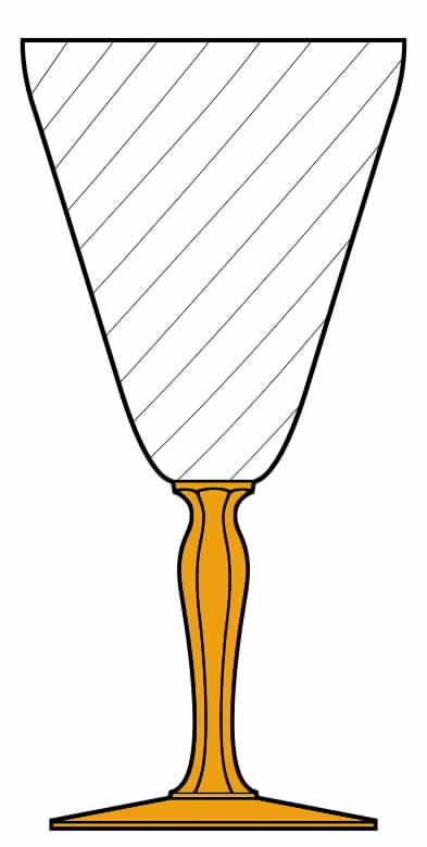 5082 Amber Water Goblet by Fostoria-1