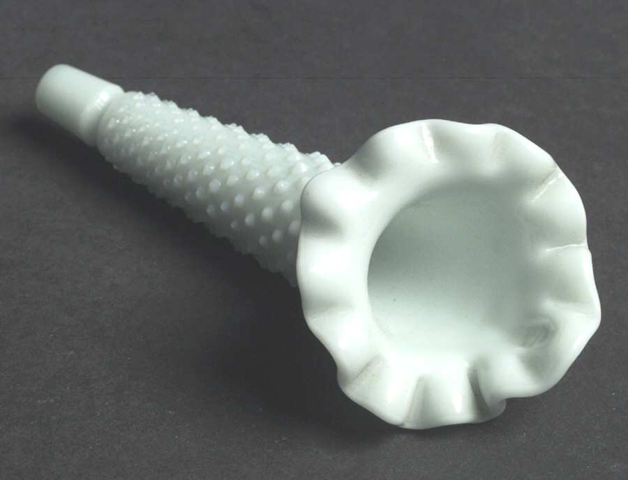 Hobnail Turquoise (4 Piece) Epergnette, Small Vase Only by Fenton-1