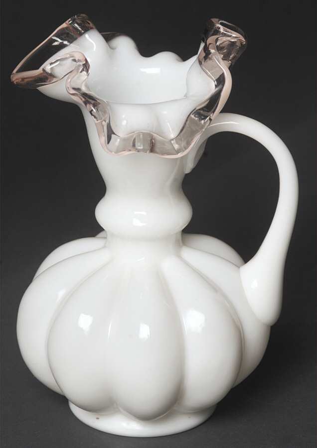 Rose Crest 5" Handled Jug by Fenton-1