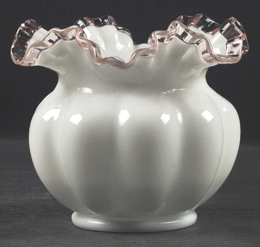 Rose Crest 6" Flower Vase by Fenton-1