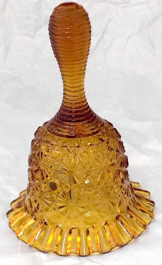 Daisy and Button Amber Bell by Fenton-1