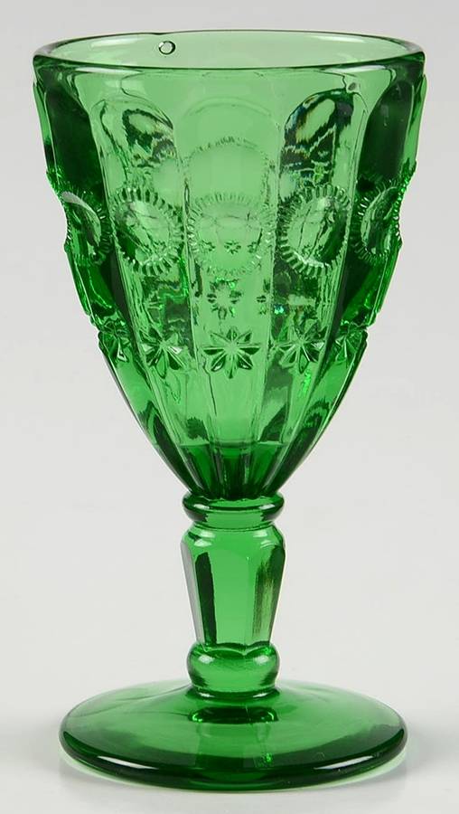 Priscilla Green Wine Glass by Fenton-1
