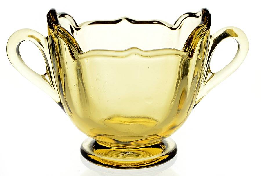 Coventry Gold (Honey Gold) Open Sugar by Fostoria-1