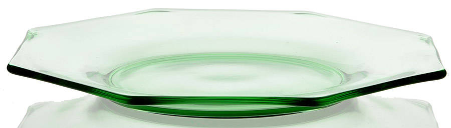 2342 Green Luncheon Plate by Fostoria-1