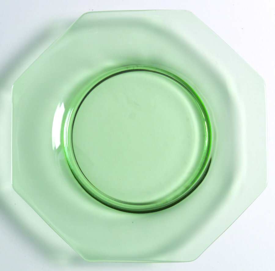 2342 Green 7" Salad Plate by Fostoria-1