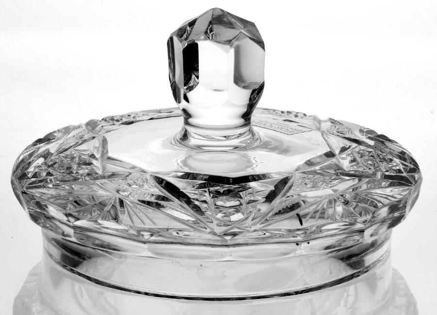 Royal Lace Lid for Biscuit Barrel by Fostoria-1