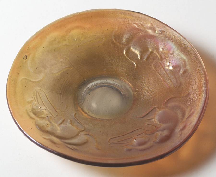 Kittens Marigold Toy Saucer by Fenton-1