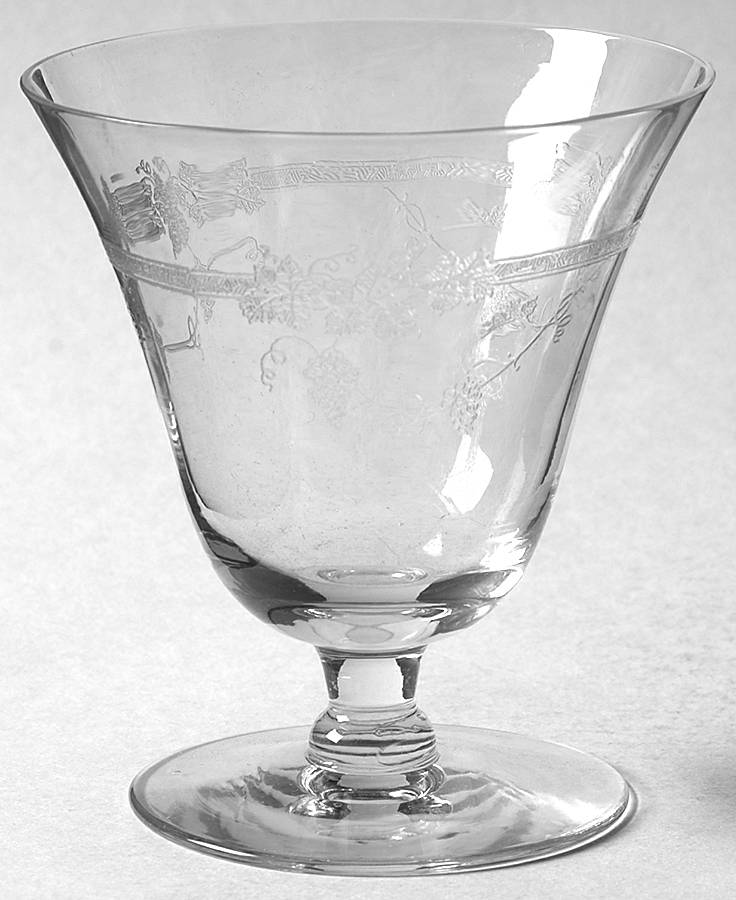Modern Vintage (Optic) Oyster or Fruit Cocktail by Fostoria-1
