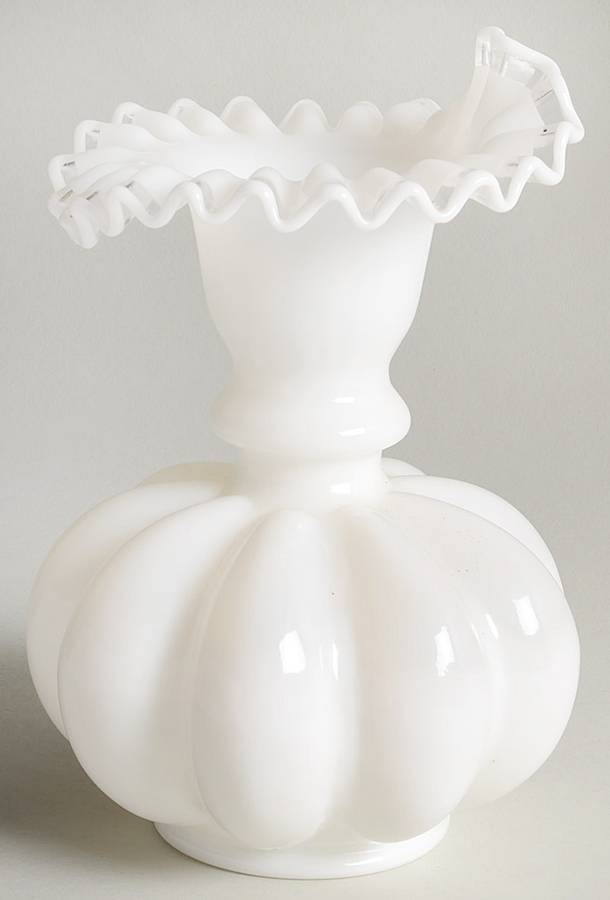 Crystal Crest Jack in the Pulpit Vase by Fenton-1