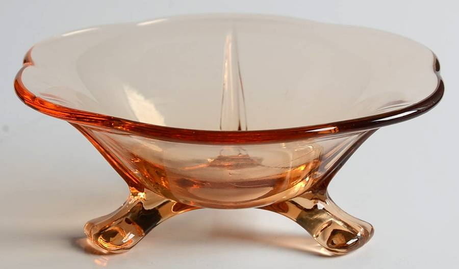 2394 Amber Mint Dish by Fostoria-1