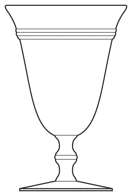 Priscilla Clear (Stem 2321) Water Goblet by Fostoria-1