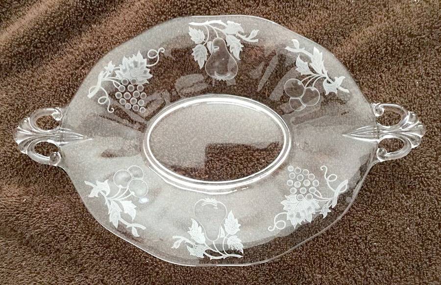Fruit (Giftware) Sauce Boat, Underplate Only by Fostoria-1