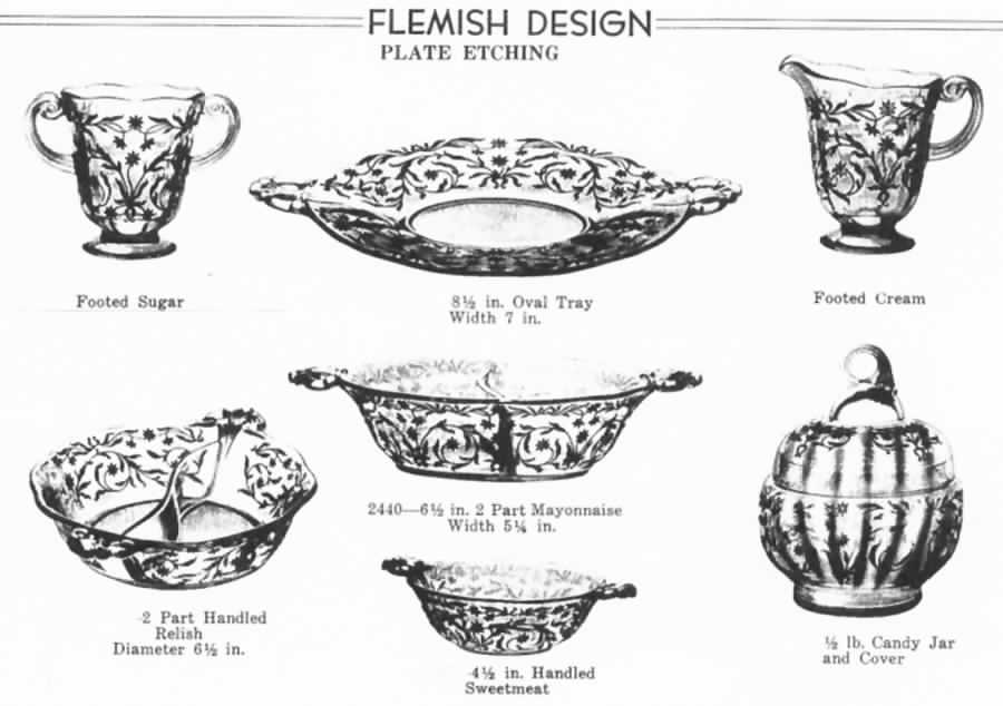 Flemish (Giftware) Open Sugar by Fostoria-1