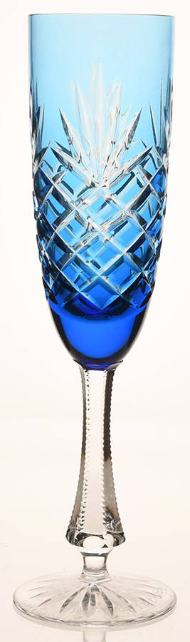 Odessa Sky Blue Fluted Champagne by Faberge-1