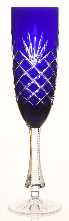 Odessa Cobalt Blue Fluted Champagne by Faberge-1