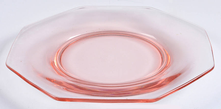2342 Pink Luncheon Plate by Fostoria-1