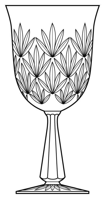 Viktoria Water Goblet by Faberge-1