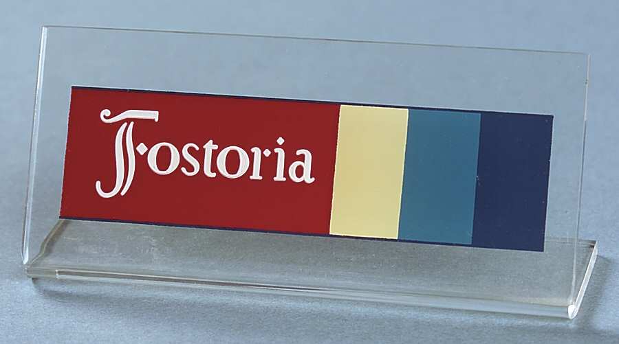 Advertising Signs Lucite Sign 1 by Fostoria-1