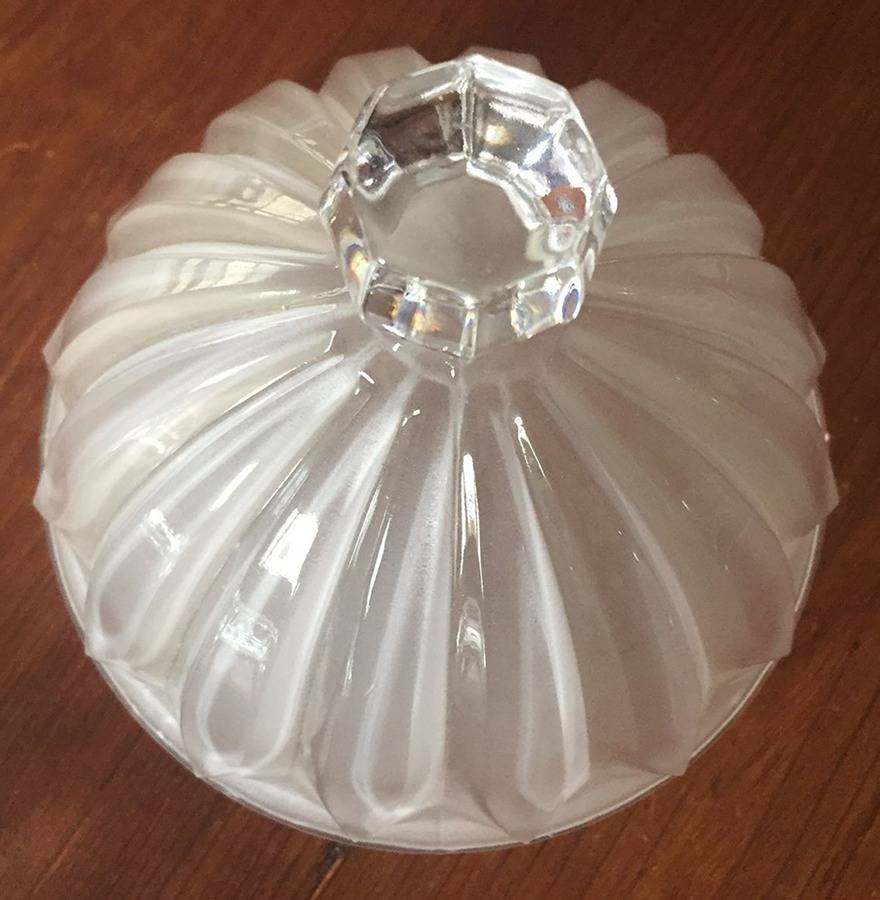 Colonial Prism Clear Lid for Round Butter Dish by Fostoria-1