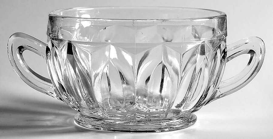 Colonial Prism Clear Open Sugar by Fostoria-1