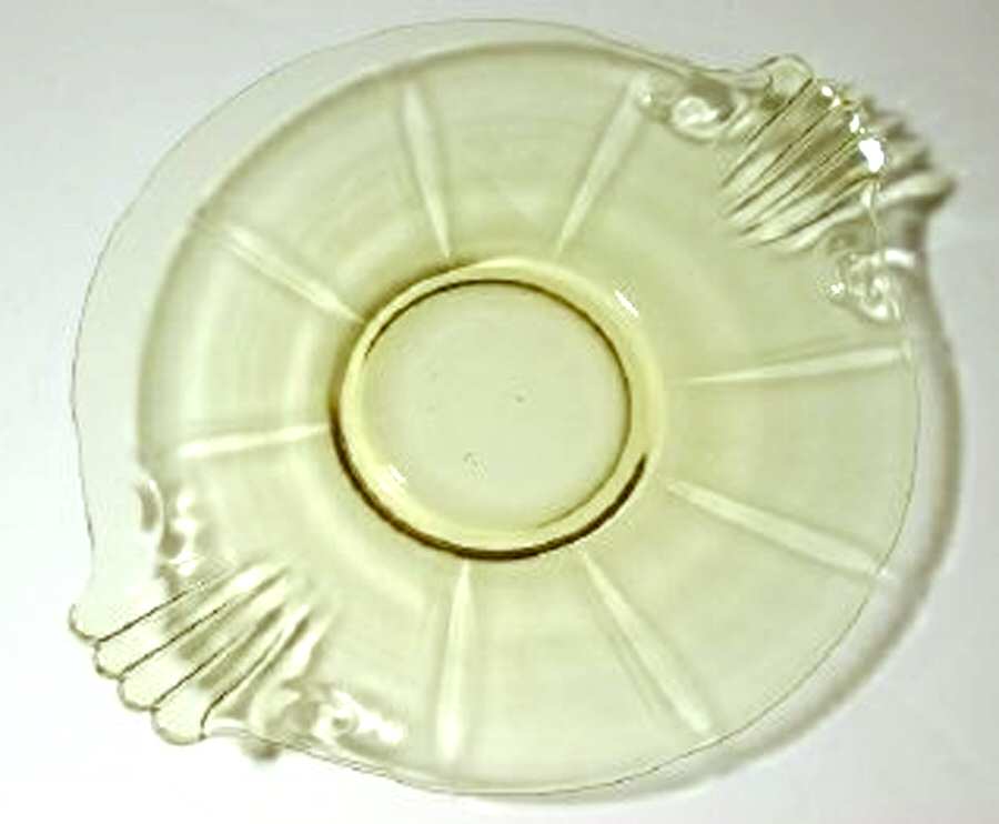 2470 Topaz Lemon Plate by Fostoria-1