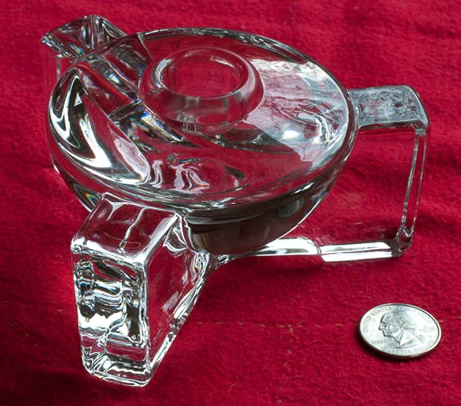 2668 Clear 2" Single Light Candlestick by Fostoria-1