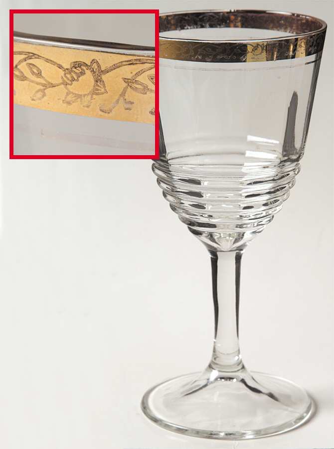 145-3 Water Goblet by Federal Glass -1